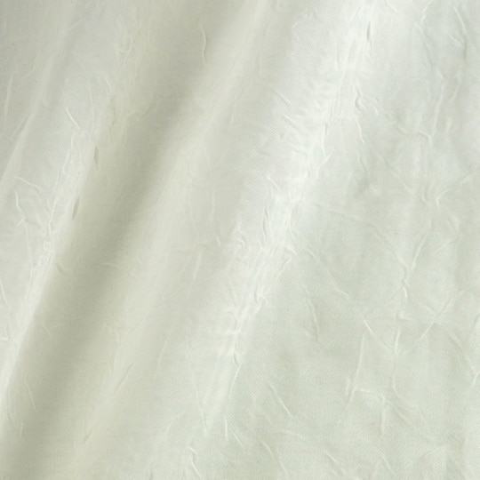 108&#x22; Ivory Crushed Voile